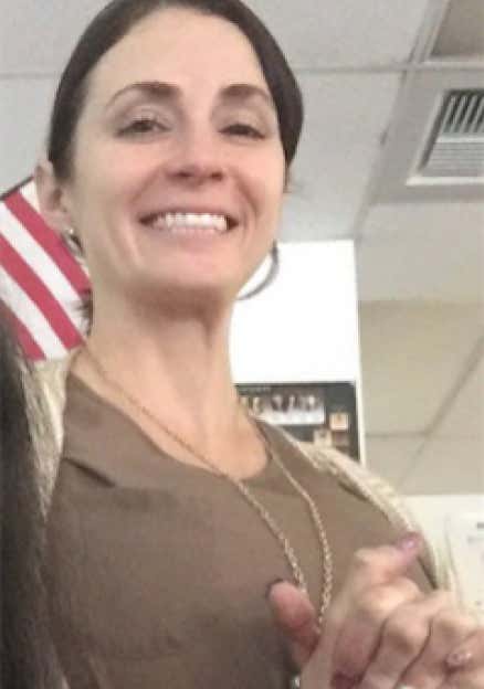 Female high school teacher