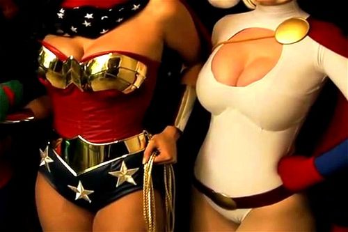 NYL - Futa Wonder Woman vs Power Girl.