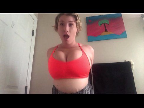 best of Blonde bounce big tits fit