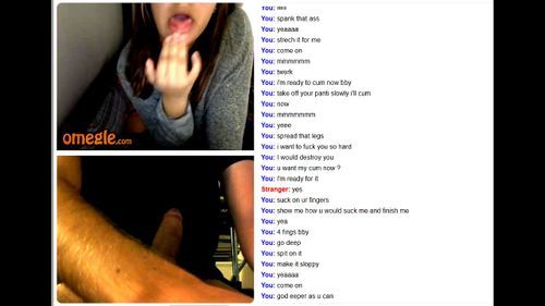 best of Her omegle fineness showing girl