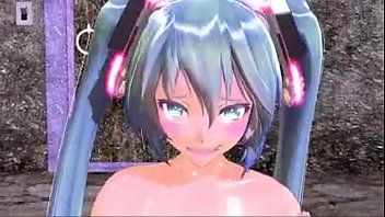 best of Shemale naked big with boobs miku animated