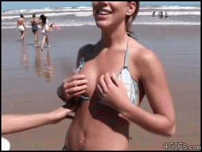 best of Bouncing their busty boobs1 and bikinis shaking in gif girls