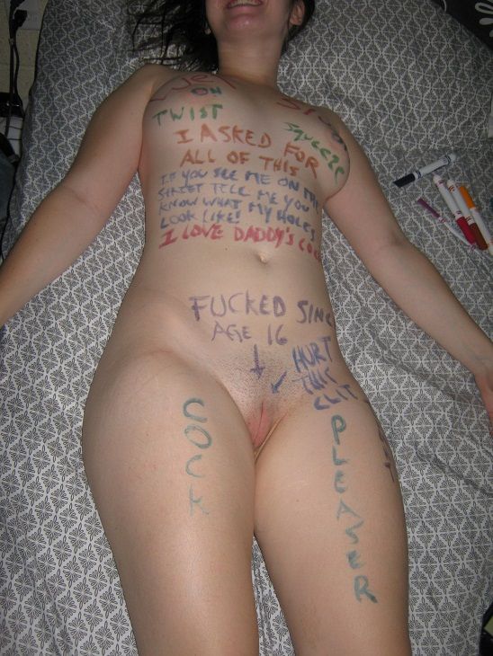 Teen body writing humiliation-adult gallery