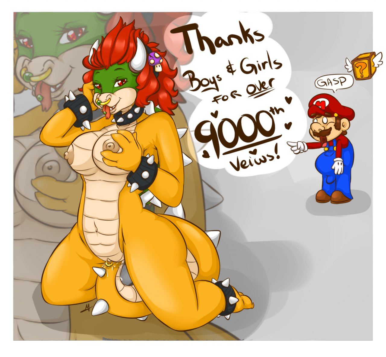Nude bowser