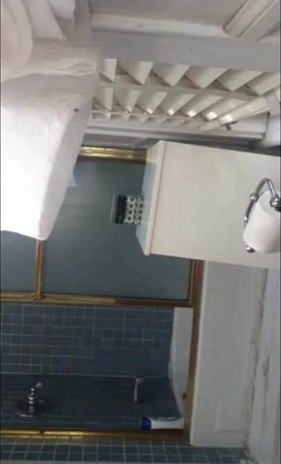 Secret filming shower