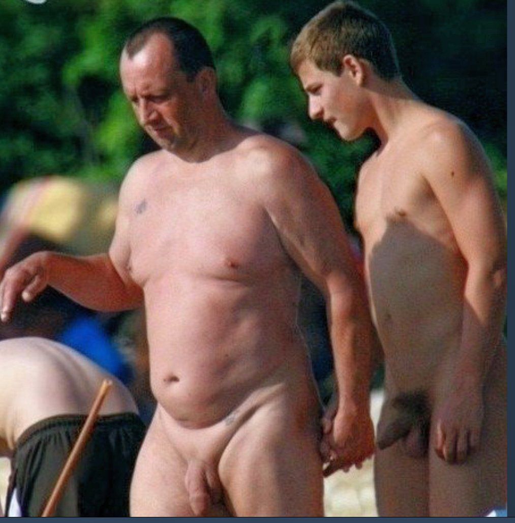 Nudist dad and son nude