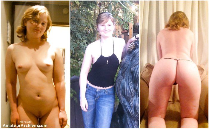 Wife clothed then nude