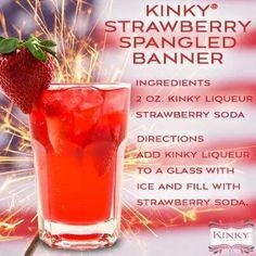 Chuck recomended stripper drink Strawberry