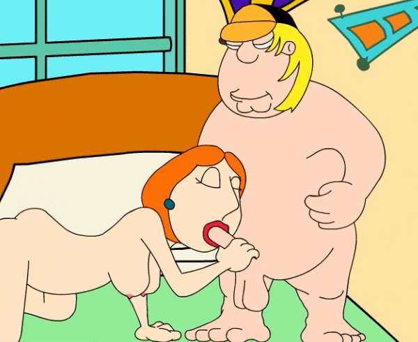 Lois griffin giving a blowjob