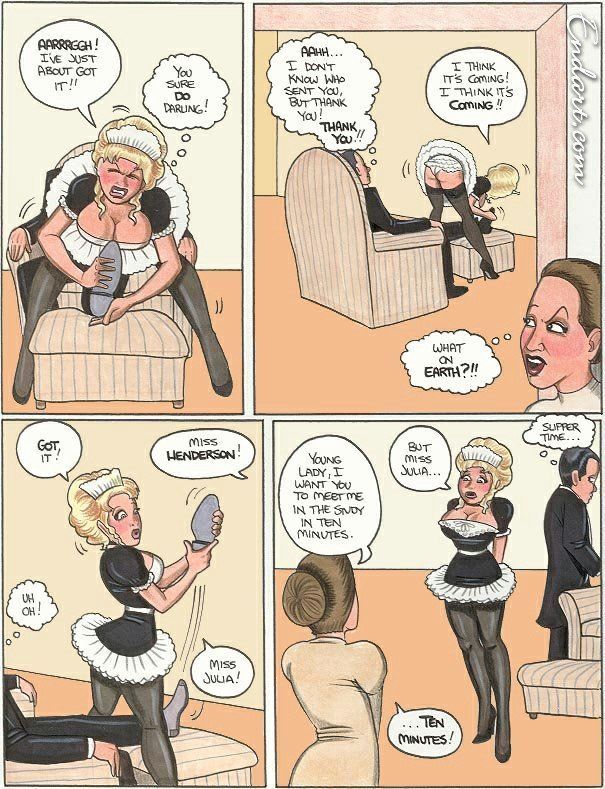 best of Spank cartoon Maid