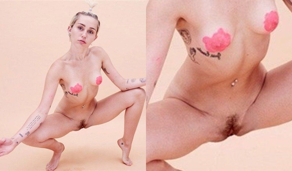 best of Naked spread her cyrus legs with Miley