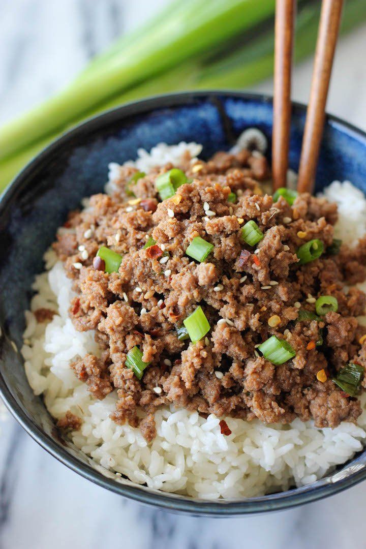 Asian meals healthy foods