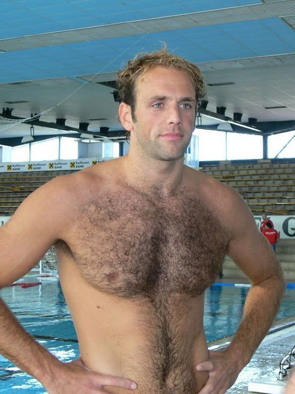 Water polo man naked