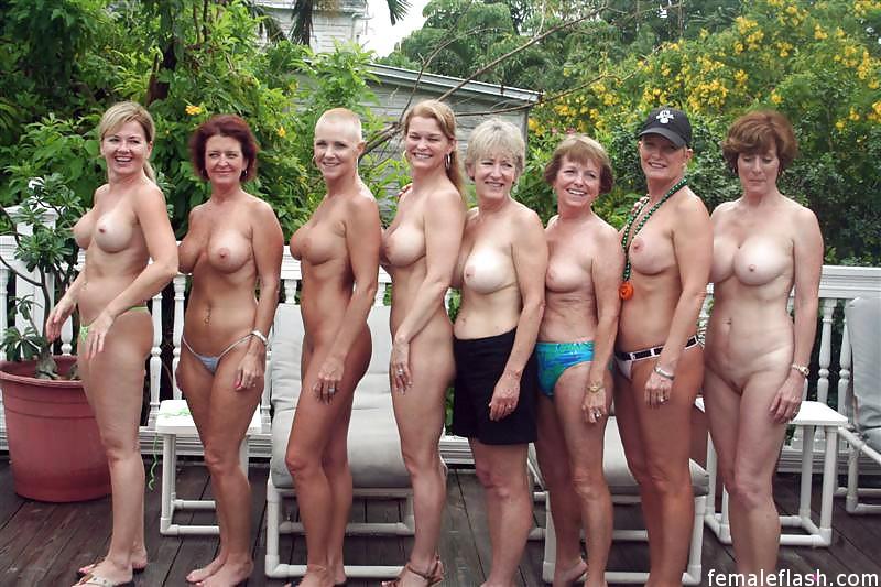 Group naked boobs