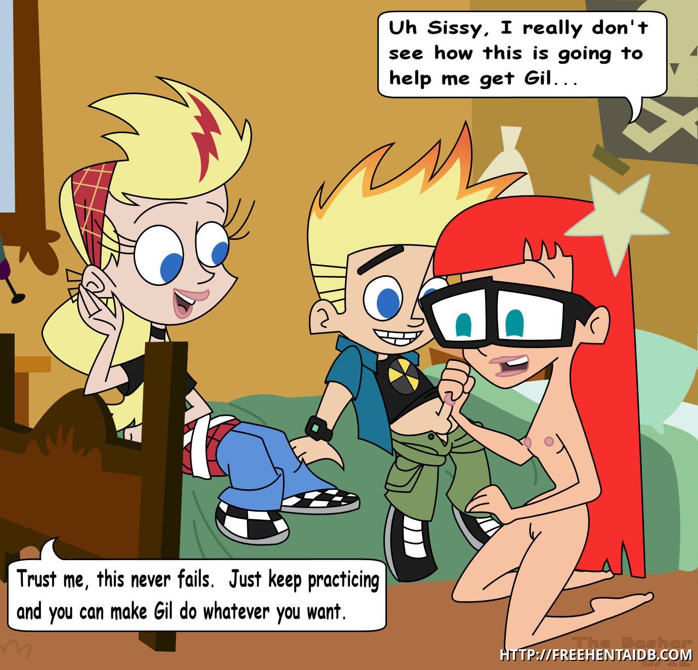 Thunder reccomend Big boobs johnny test porn pictures