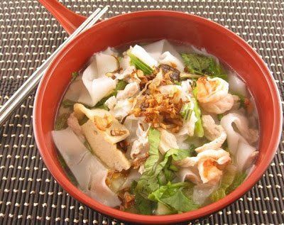 Asian style noodle soup