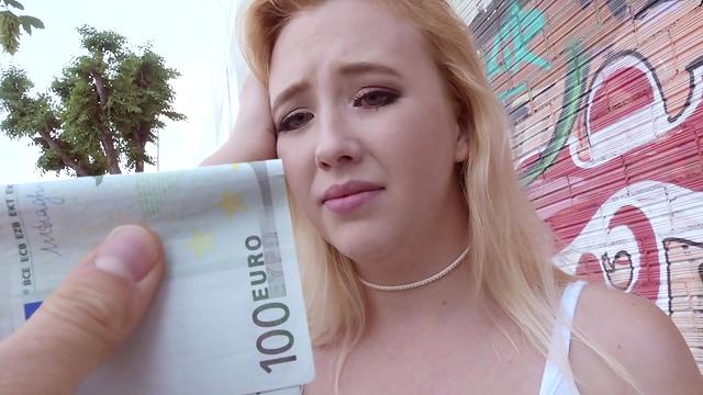 LOAN4K. Agent screws busty redhead because she really needs money.