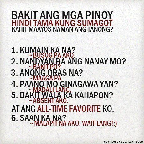 best of Joke messages Pinoy