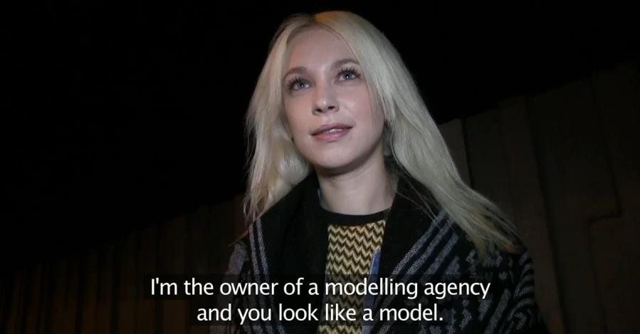 Public agent russian blonde