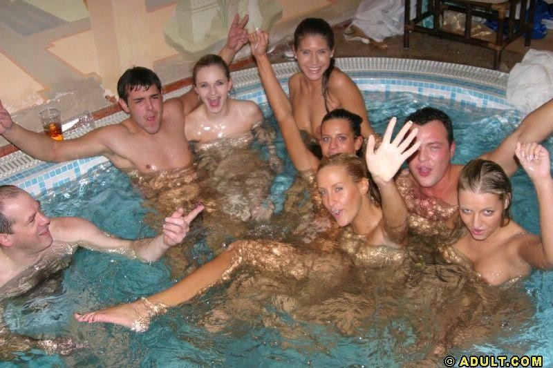 Teen jacuzzi party