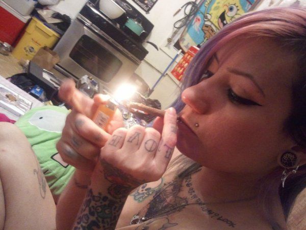 Epiphany reccomend girl smokes weed