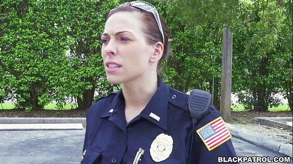 Female cop cumshot